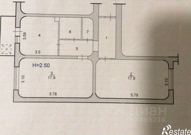 2-комн квартира проспект Ленина, 120,  д. 120