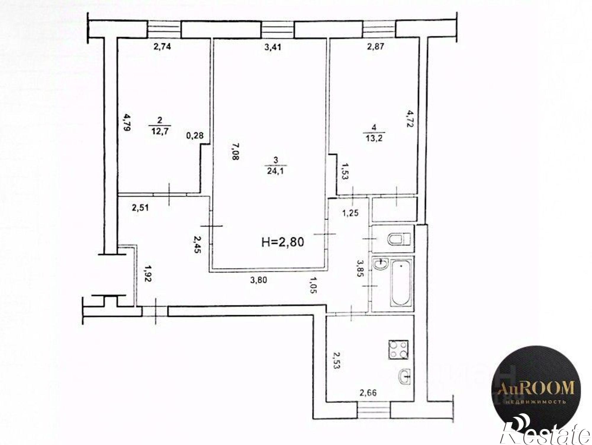 Купить квартиру за 3 200 000 рублей на ул 19 Партсъезда, 20