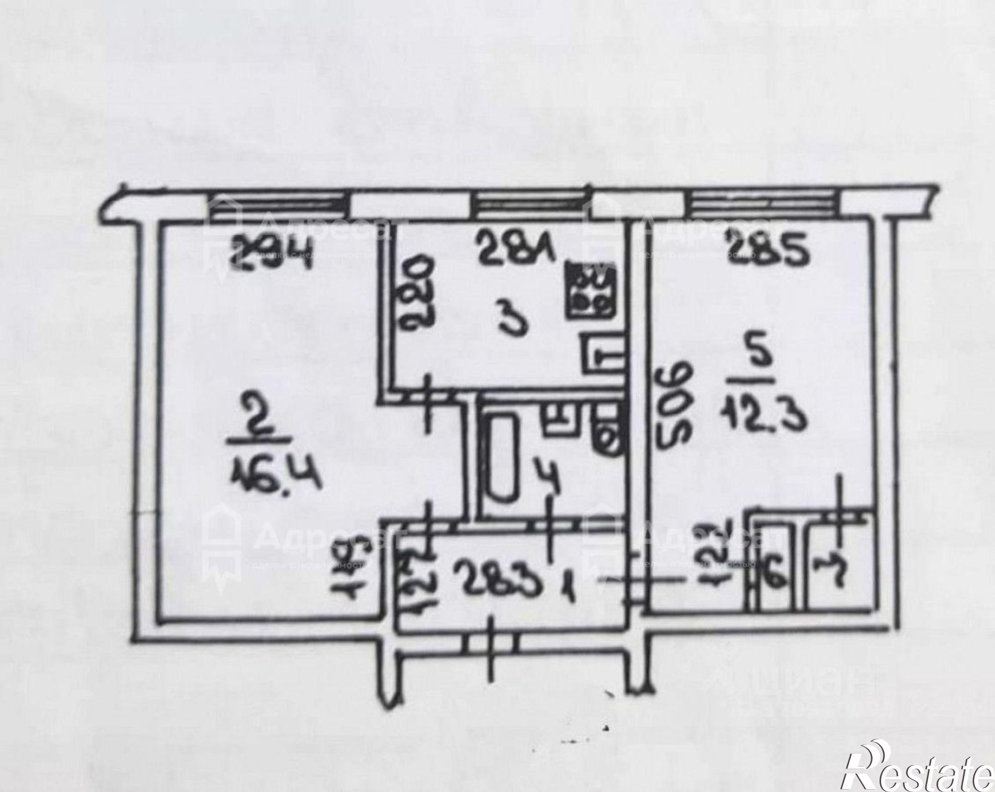 Купить квартиру за 2 800 000 рублей на Советская улица, 18