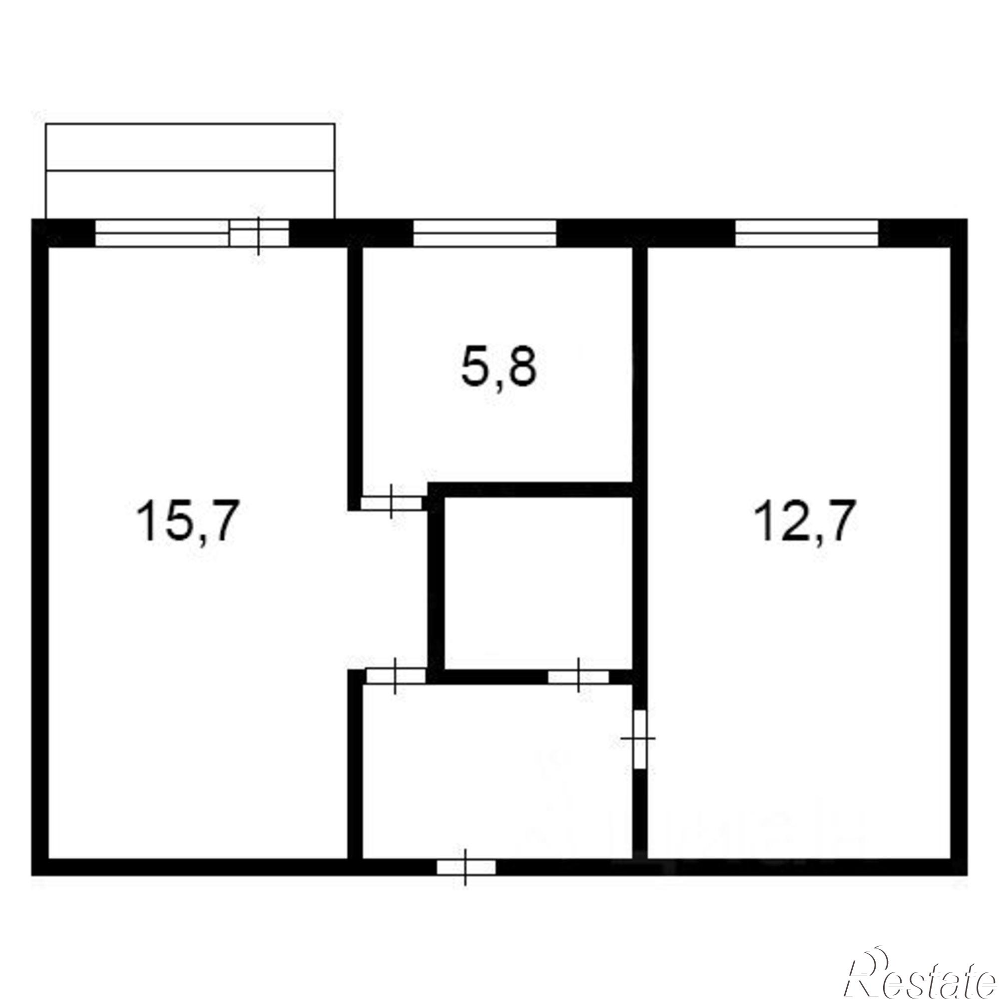 Купить квартиру за 2 800 000 рублей на улица Олега Кошевого, 21