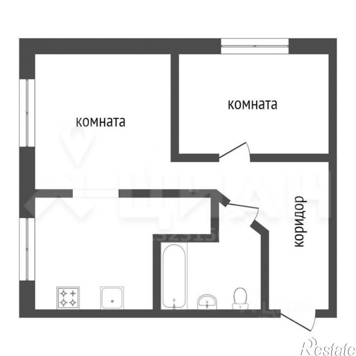 2-комн квартира Волжский городской округ