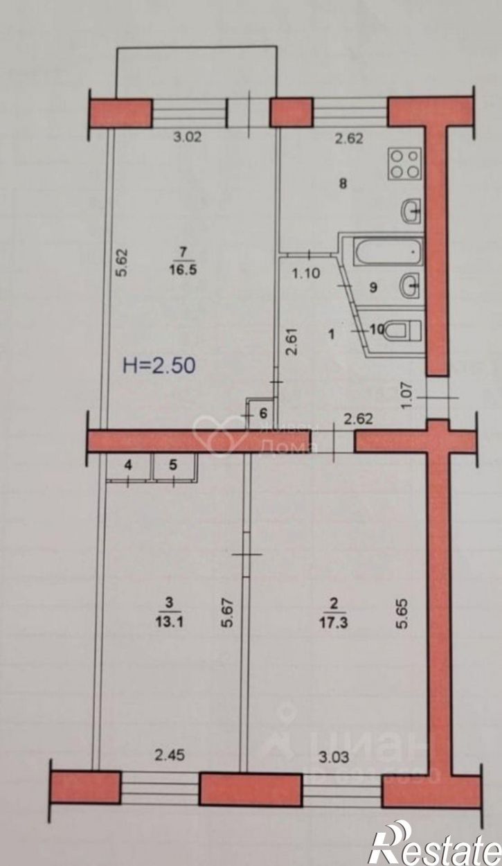 3-комн квартира Волжский городской округ