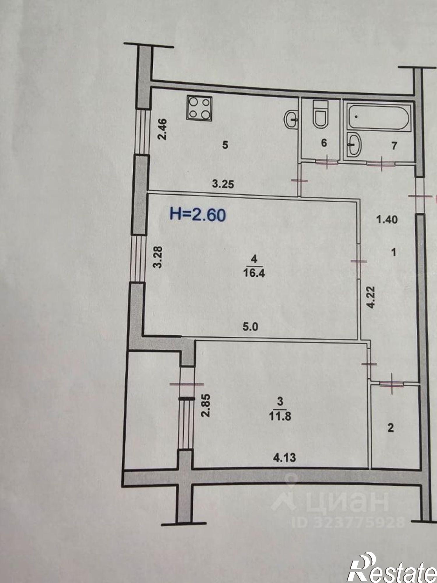 Купить квартиру за 4 450 000 рублей на улица Волжской Военной Флотилии, 66