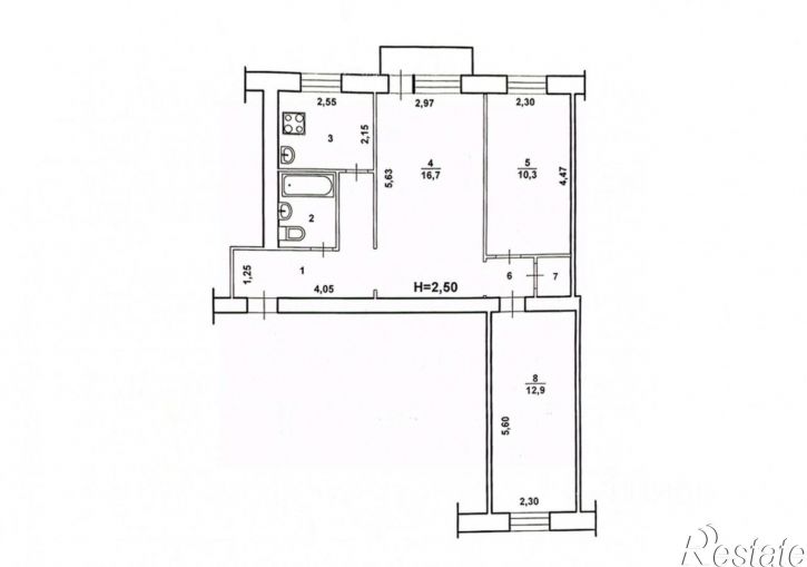 3-комн квартира улица Энгельса, 10,  д. 10