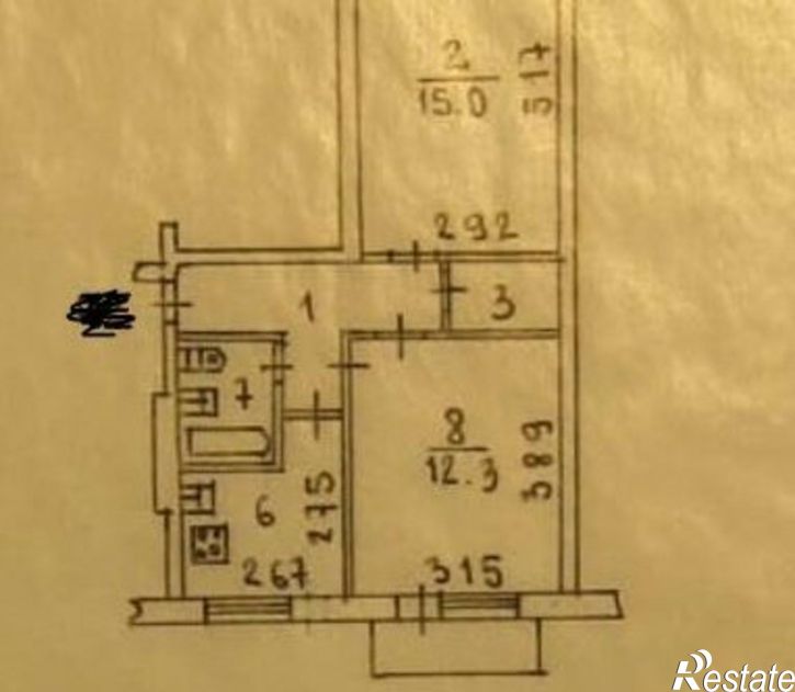 2-комн квартира ул им генерала Карбышева, 25,  д. 25
