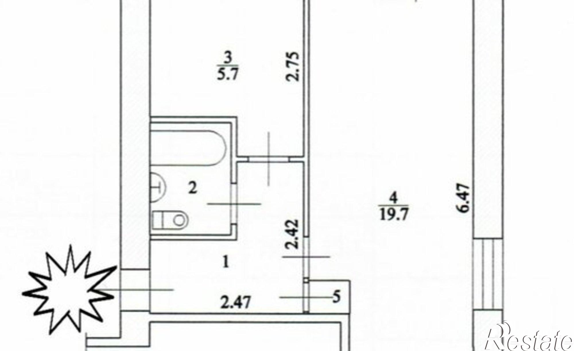 Купить квартиру за 2 450 000 рублей на ул Наримана Нариманова, 11