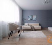 1-комн, 37кв м, этаж 1/5 ул Мира, 143г