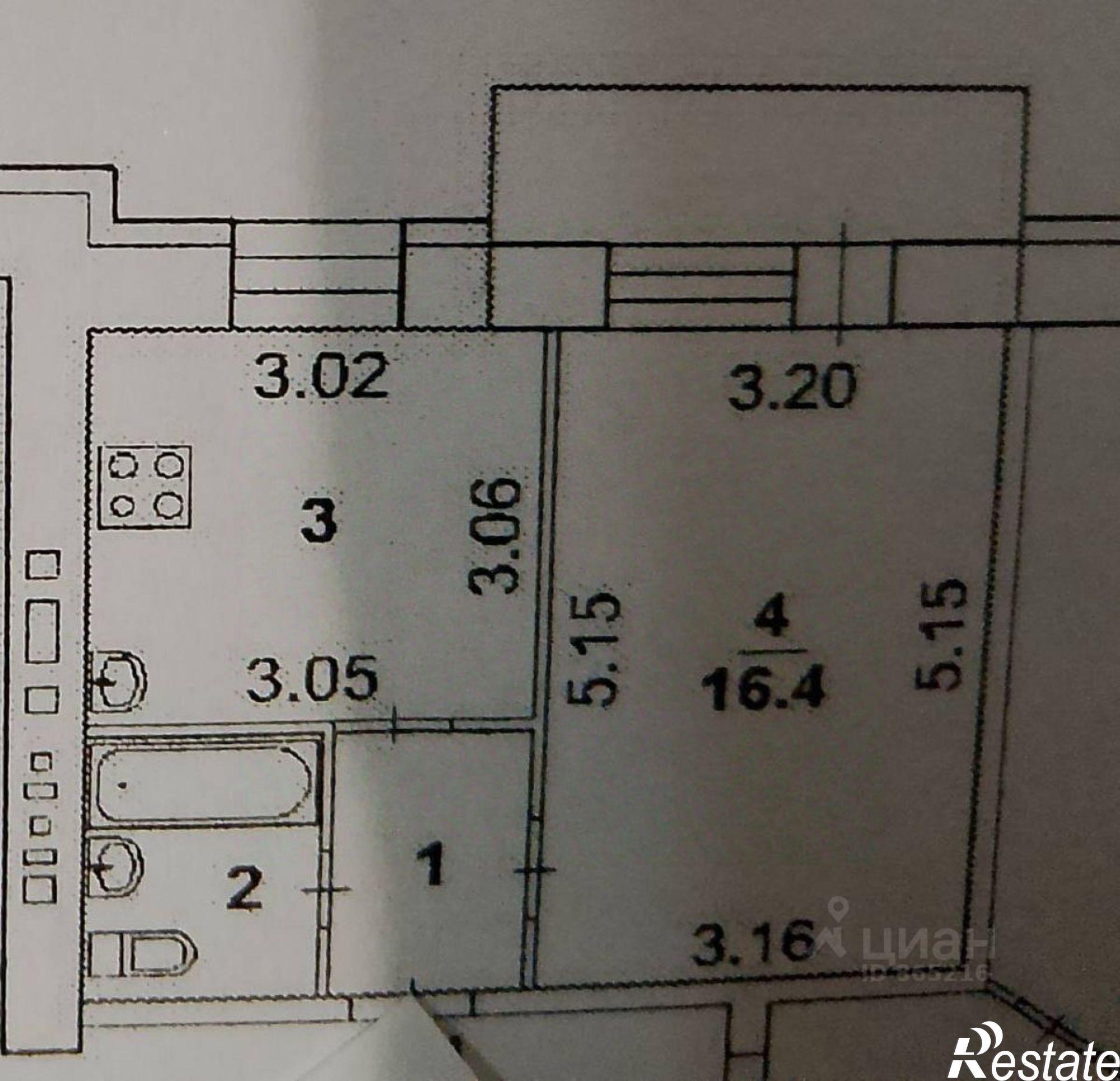 Купить квартиру за 3 250 000 рублей на улица Волжской Военной Флотилии, 54