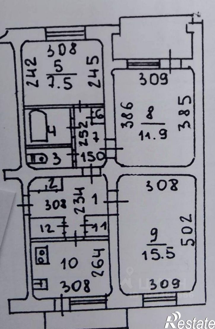 2-комн квартира ул Советская, 41б,  д. 41б